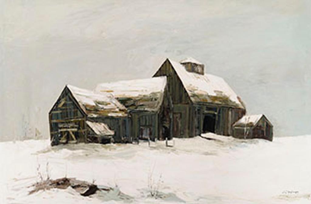Arto Yuzbasiyan (1948) - Old Barn Near Washago, Ont.