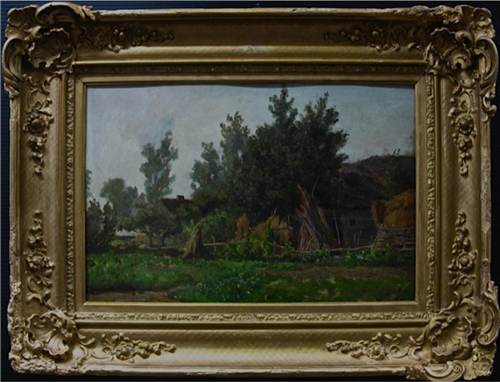 Adrianus Van Everdingen (1832-1912) - Dutch Farmscape