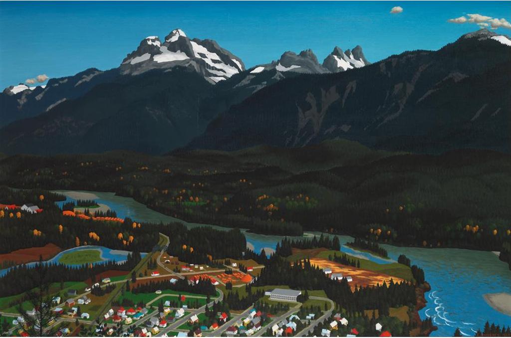 Edward John (E. J.) Hughes (1913-2007) - Above Revelstoke, B.C.