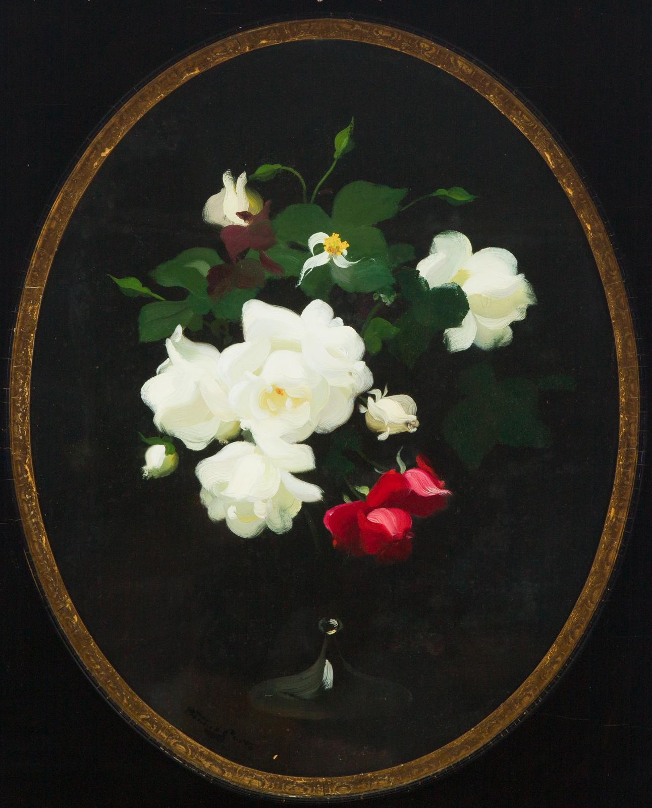 James Stuart Park (1862-1933) - Roses In A Glass Vase
