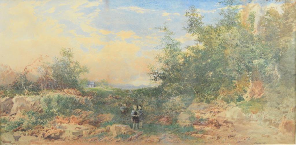 Otto Rheinhold Jacobi (1812-1901) - Children In A Meadow