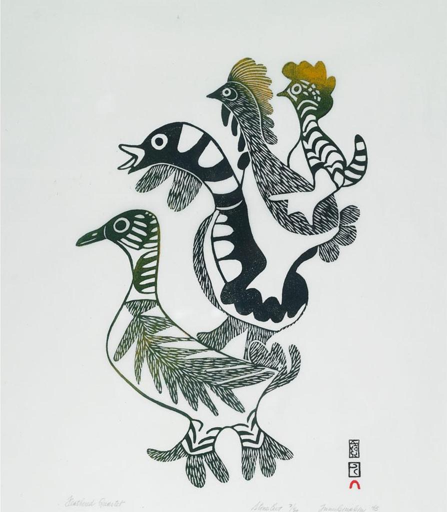 Innukjuakju Pudlat (1913-1972) - Feathered Quartet