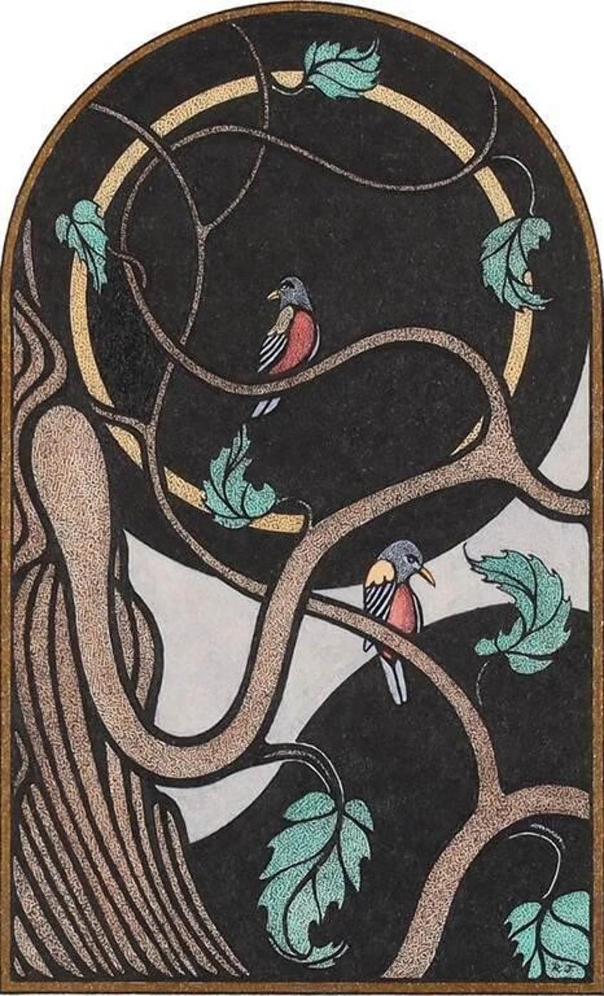 Robert John Hope (1948-2023) - Bird Tree; 1982