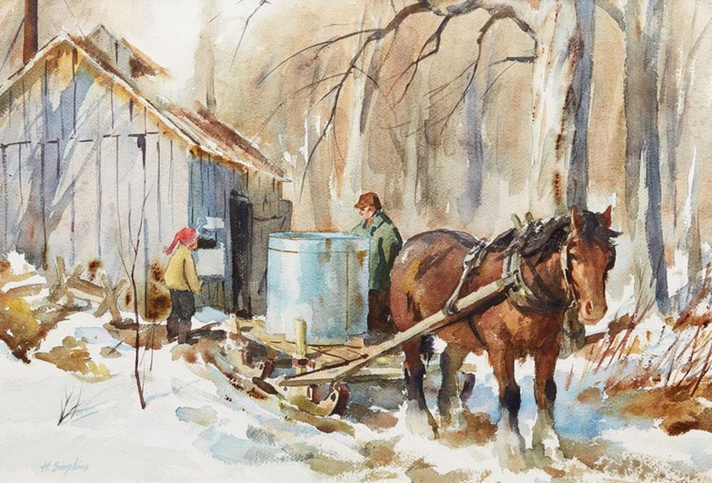 Henry John Simpkins (1906-1995) - Maple Sugar Time