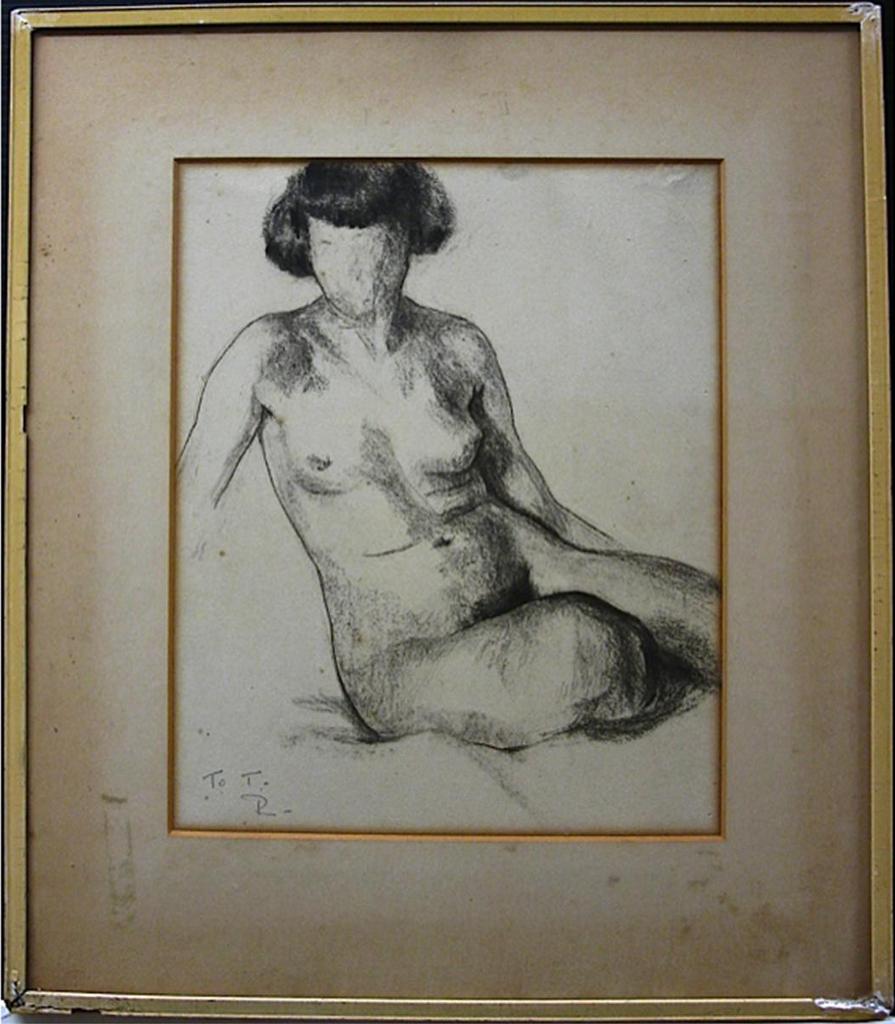 Rowley Walter Murphy (1891-1975) - Figure (Seated Nude)