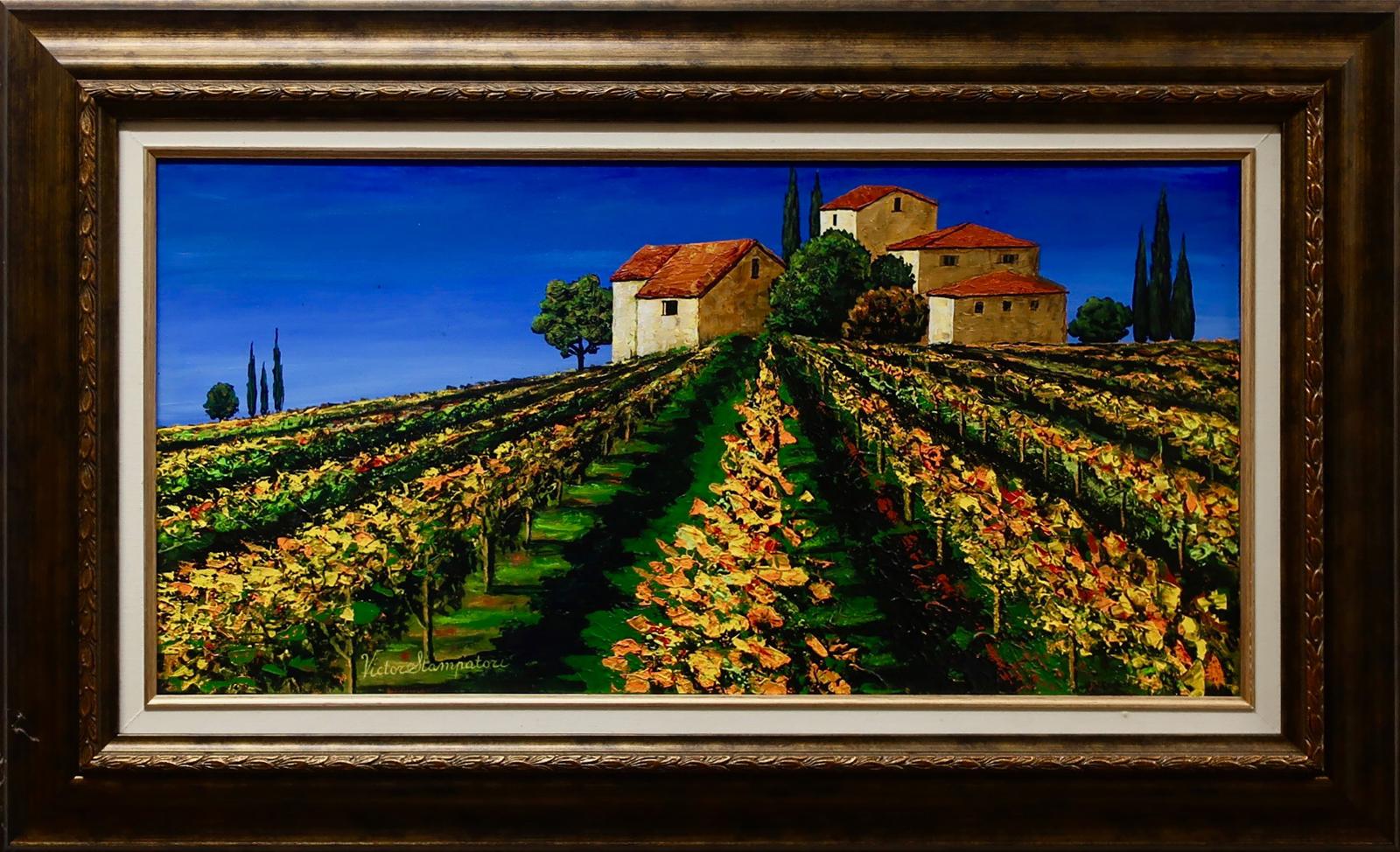 Victor Stampatori (1939) - Tuscan Vineyard