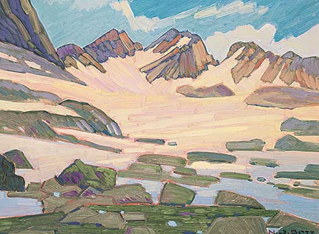 Nicholas Johannes Bott (1941-2021) - Melting Snow in Mountains