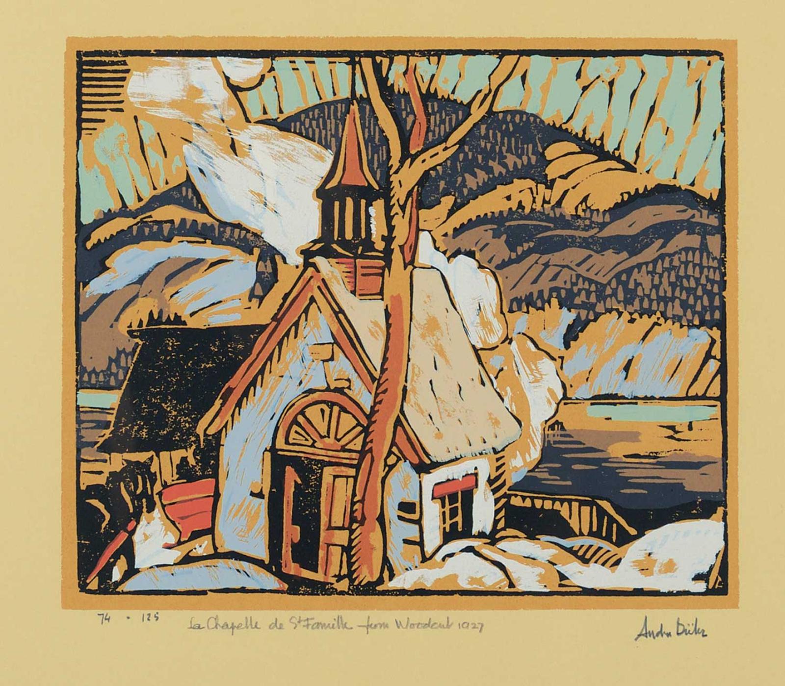Andre Charles Bieler (1896-1989) - La Chapelle de St. Famille  #74/125