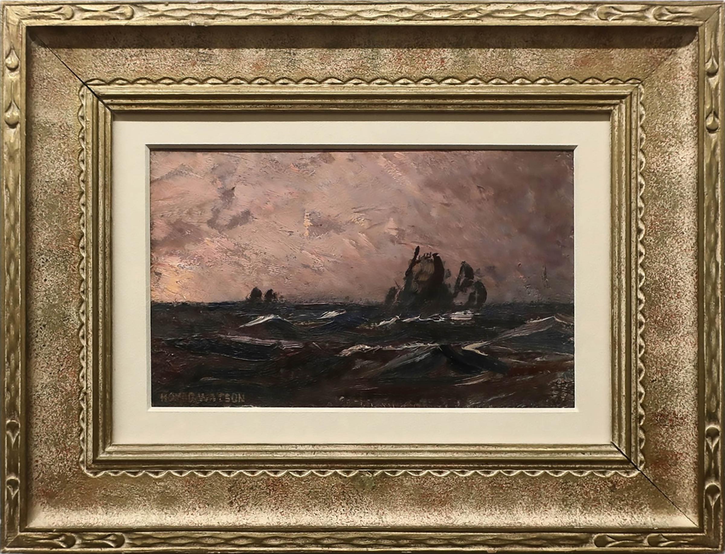 Homer Ransford Watson (1855-1936) - Ships In Rough Waters