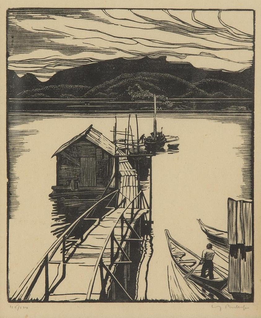 Walter Joseph (W.J.) Phillips (1884-1963) - The Floating Dock