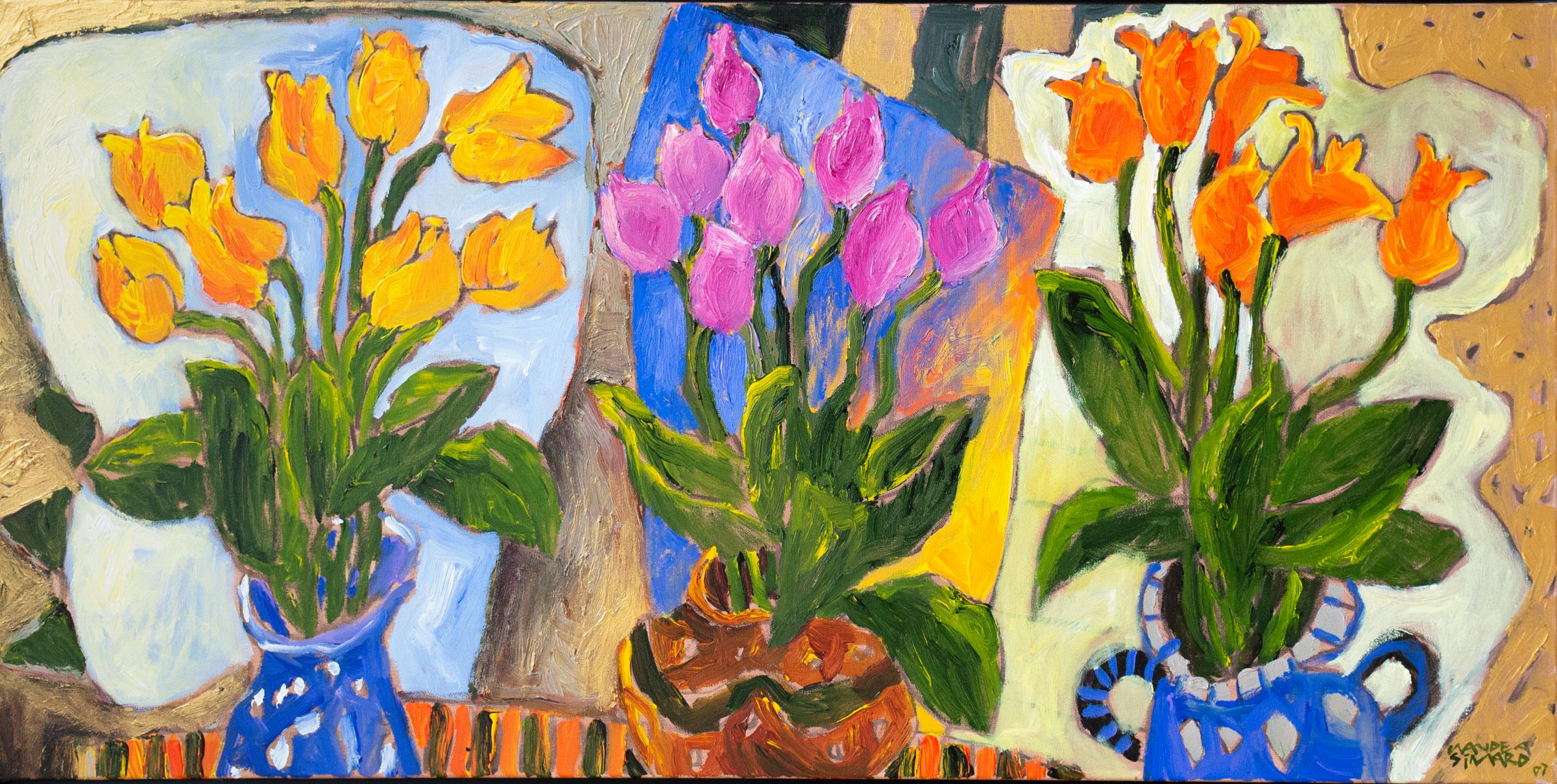 Claude Alphonse Simard (1956-2014) - Tulips Trio, 2007