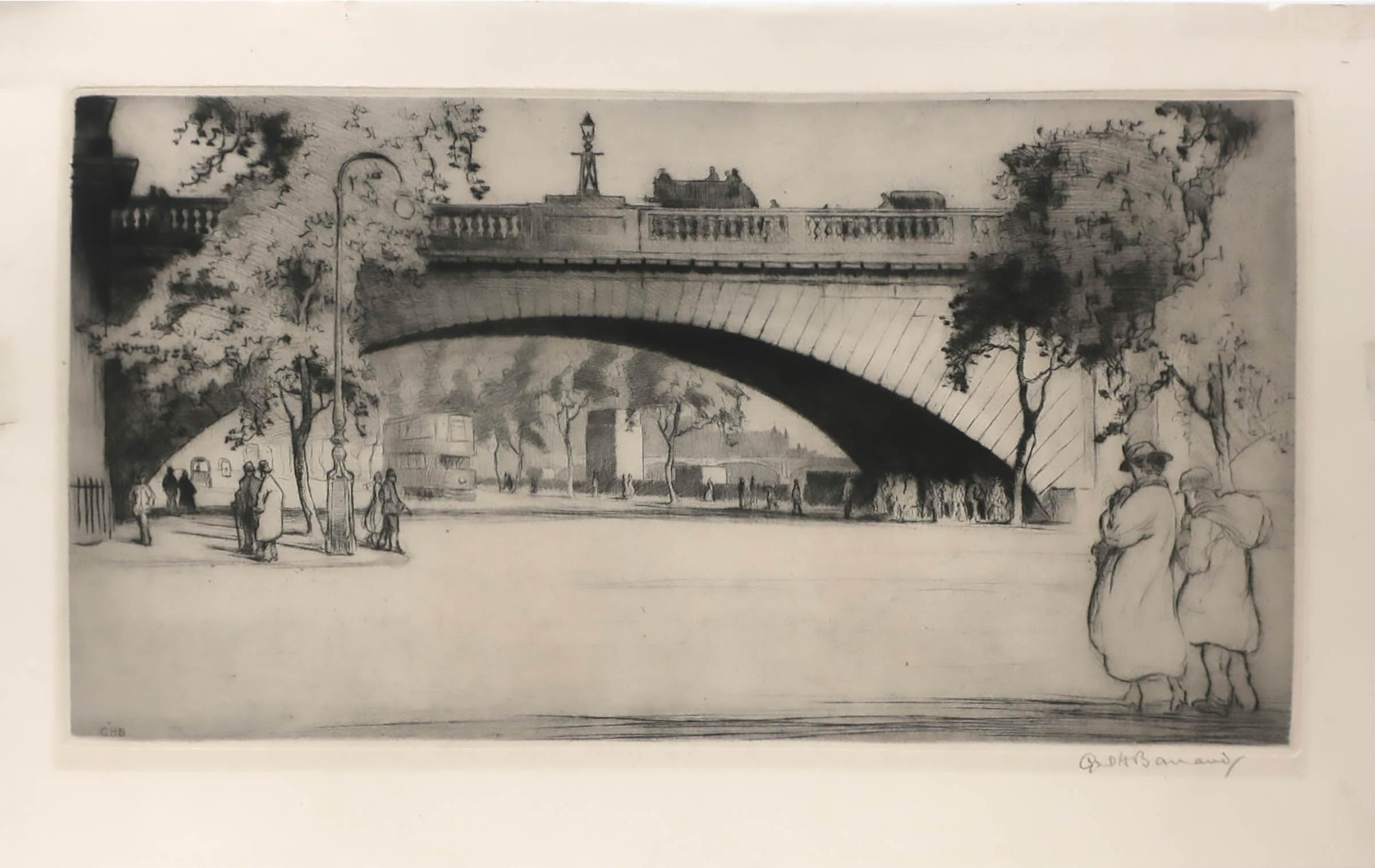 Cyril Henry Barraud (1877-1940) - Untitled (The Bridge)