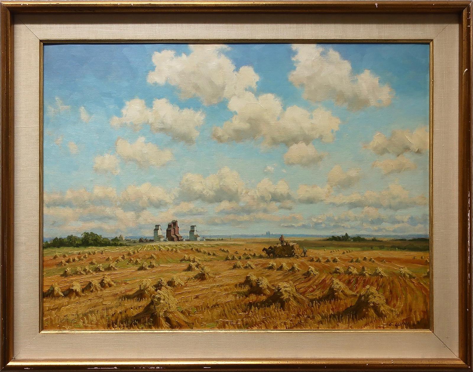 Ernest (Ernie) Luthi (1906-1983) - Harvest At Tate