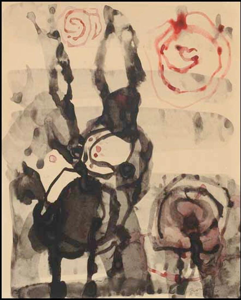 Paul-Émile Borduas (1905-1960) - L'Idole aux signes