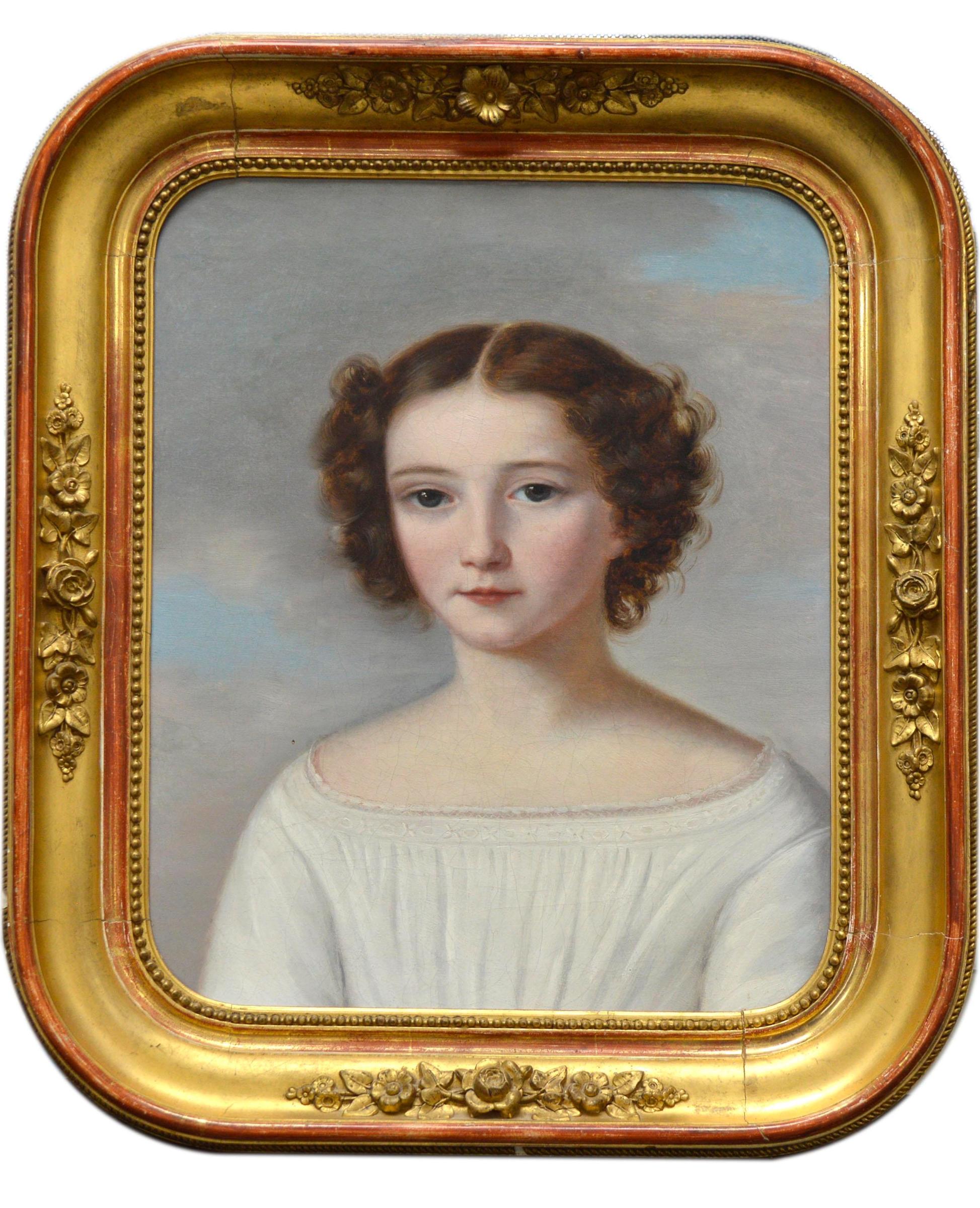 Jean-Marc Nattier (1685-1766) - portrait d'une jeune fille
