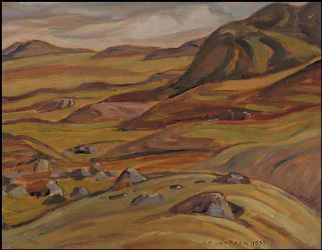 Alexander Young (A. Y.) Jackson (1882-1974) - Barren Lands, Teshierpi Hills