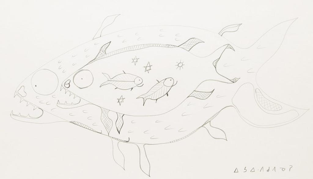 Norval H. Morrisseau (1931-2007) - Untitled (Fish X-Ray Vision)