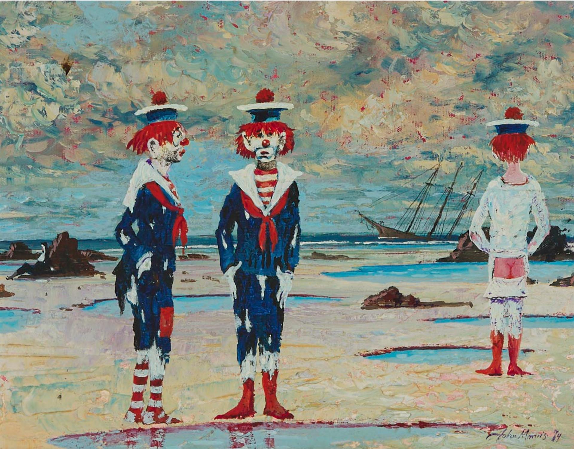 John W. Morris (1865-1924) - Shipwrecked Clowns, 1974
