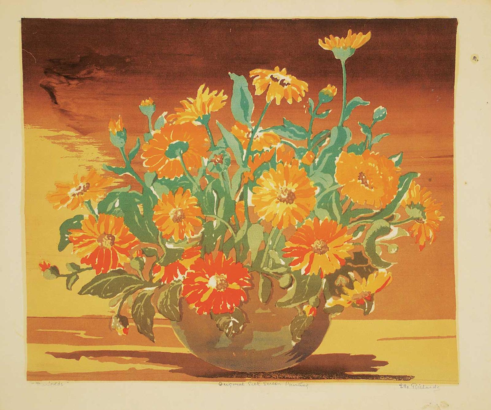 Ella Ashbridge Richards - Marigolds