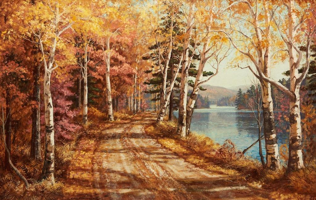 George Fletcher (1914-1987) - Lakeside Road, Cooper Lake, Muskoka