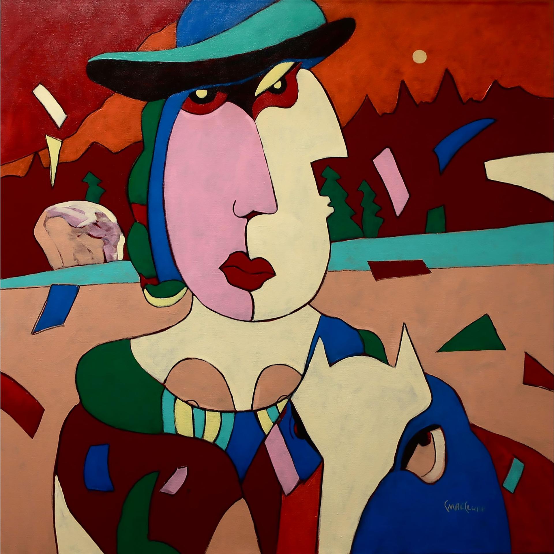 Chris MacClure (1943) - Walking Picasso