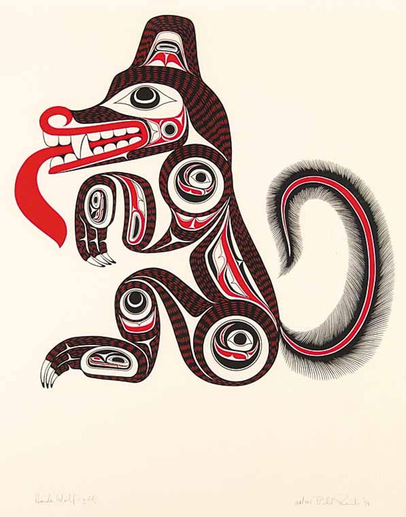 Bill (William) Ronald Reid (1920-1998) - Haida Wolf - Godj  #110/195