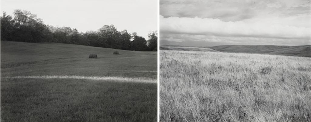 John Szarkowski (1925-2007) - Two Photographs - Meadow, Last Sun and Prairie, Lincoln County, Minnesota