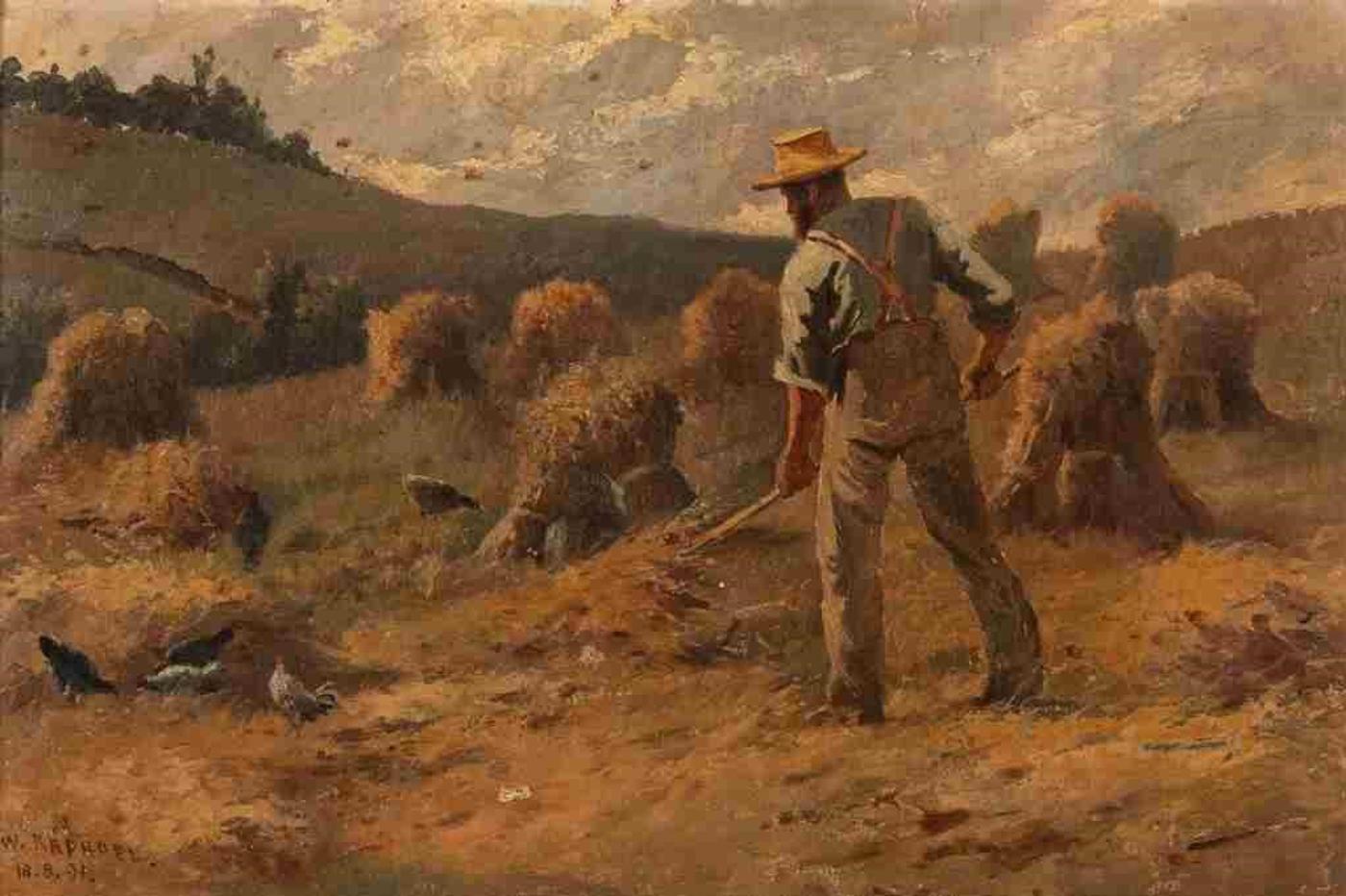 William Raphael (1833-1914) - Harvest Time (August 18, 1891)
