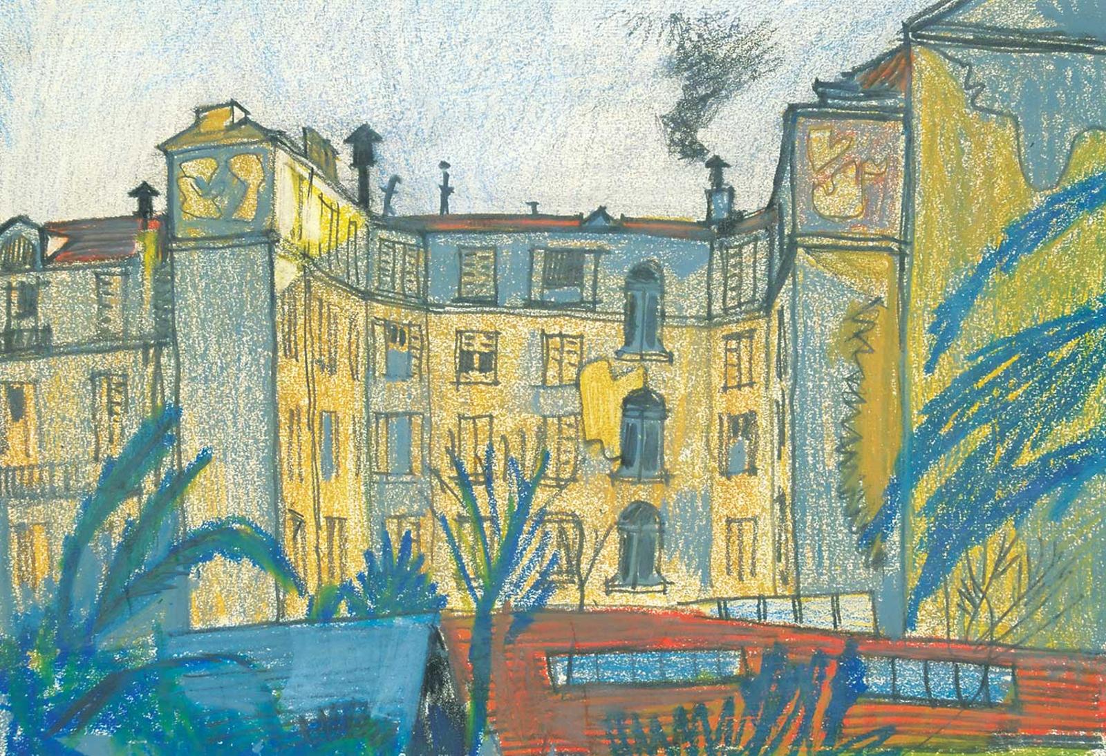 Maxwell Bennett Bates (1906-1980) - Untitled - French Hotel
