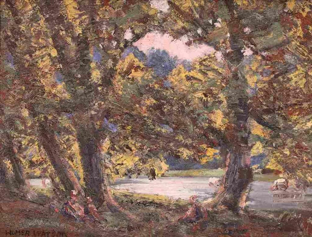 Homer Ransford Watson (1855-1936) - Speed River Through The Trees