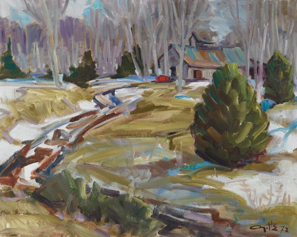 Léo Ayotte (1909-1976) - Cabane A Sucre, Ile D’Orleans