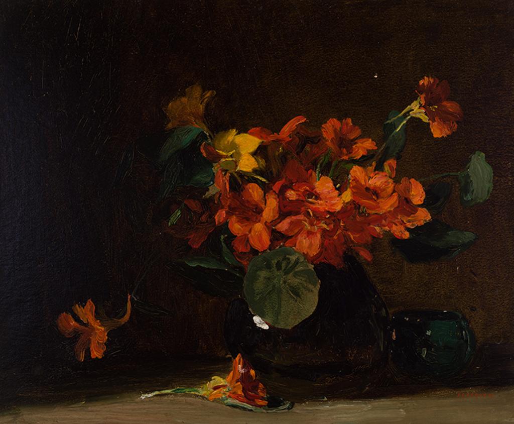 Frederick Simpson Coburn (1871-1960) - Nature morte au bouquet de fleurs