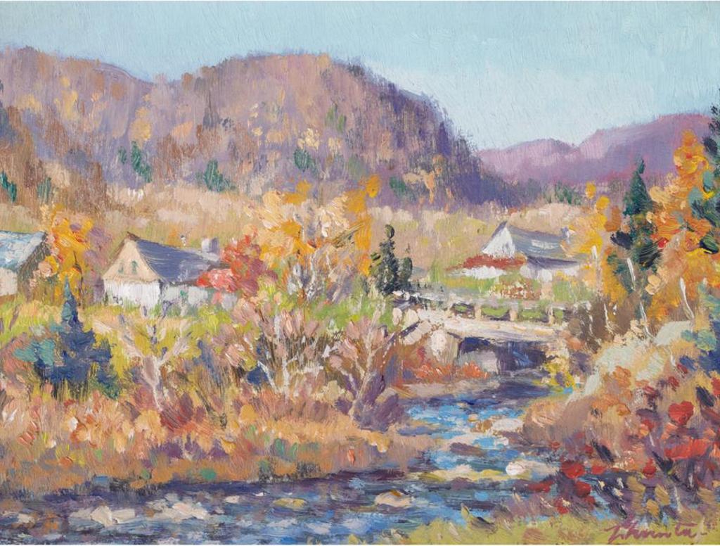 Joseph Giunta (1911-2001) - Autumn, Laurentians, Qc
