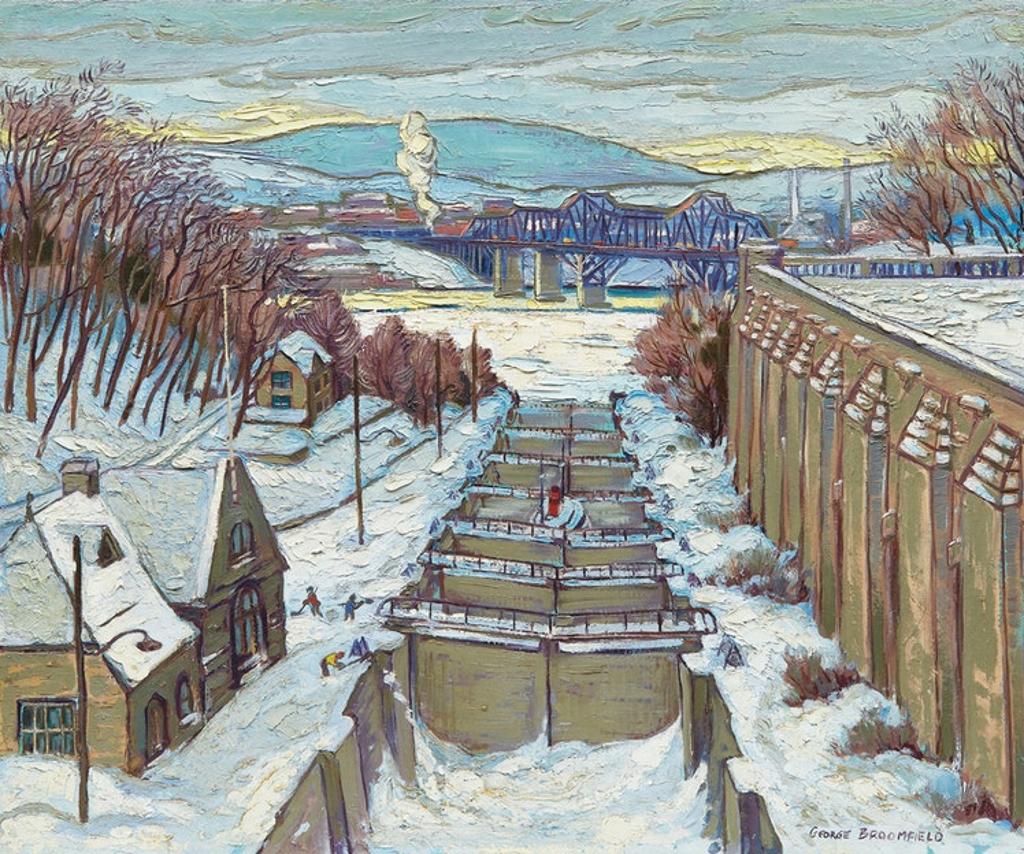 Adolphus George Broomfield (1906-1992) - Rideau Canal Locks, Ottawa