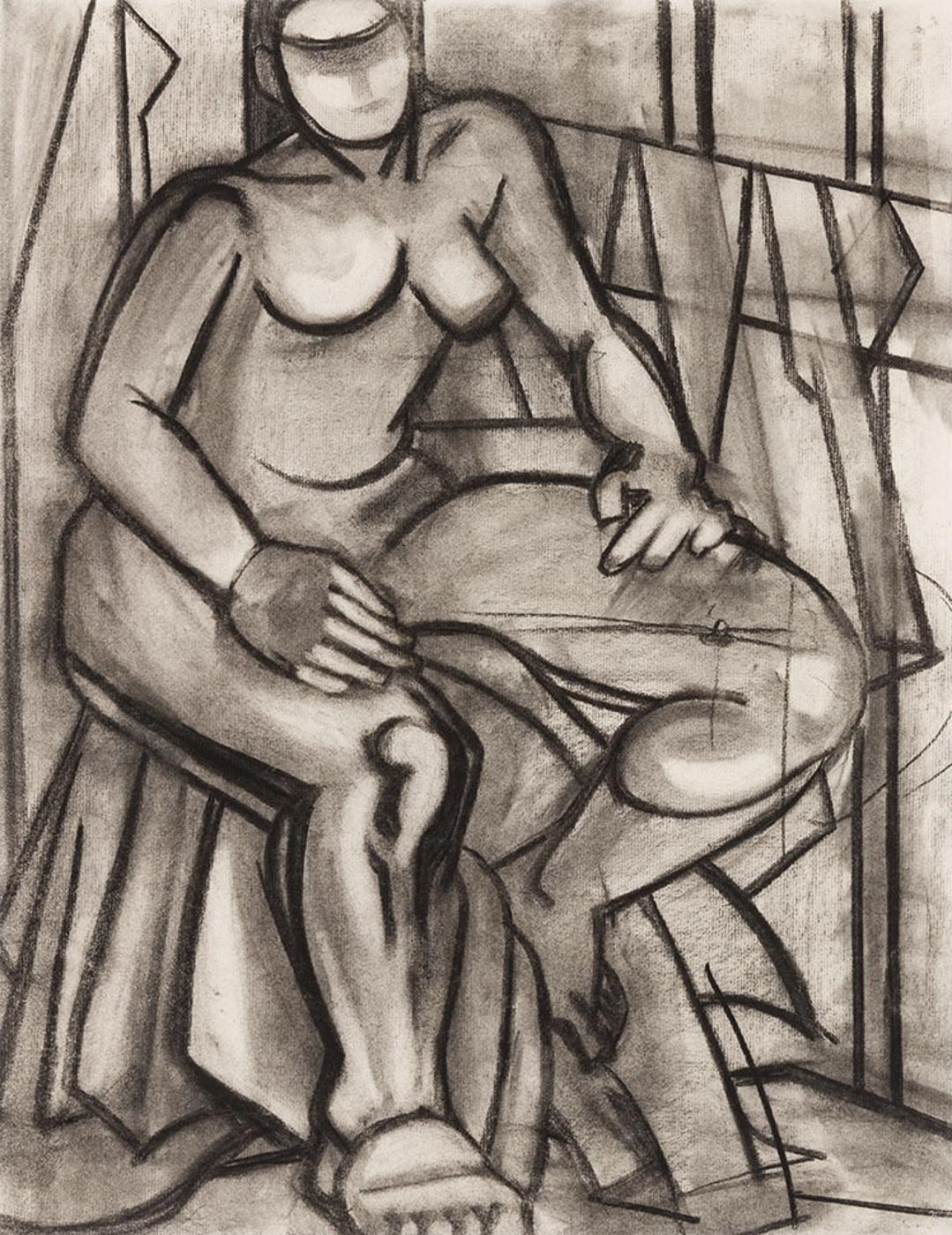 Isabel Grace McLaughlin (1903-2002) - Seated Figure