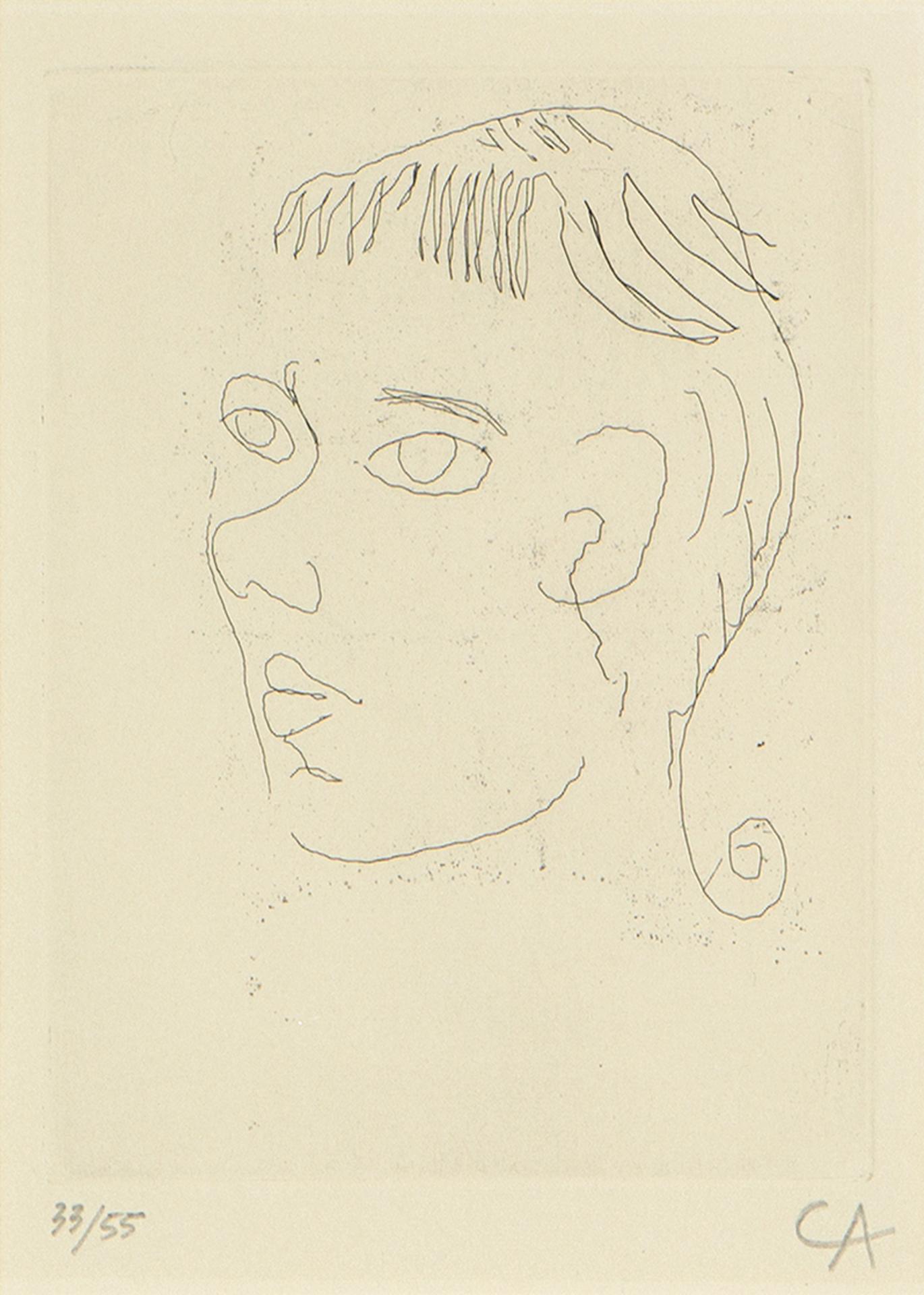 Alexander Calder (1898-1976) - Sans titre/Untitled (de/from La proue de la table, Paris, Éditions du Soleil Noir), 1967