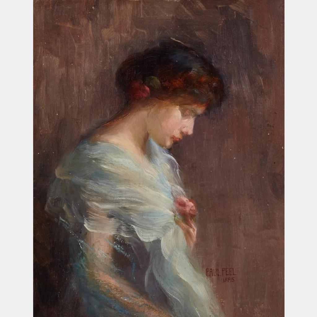 Paul Peel (1860-1892) - Portrait Of A Woman
