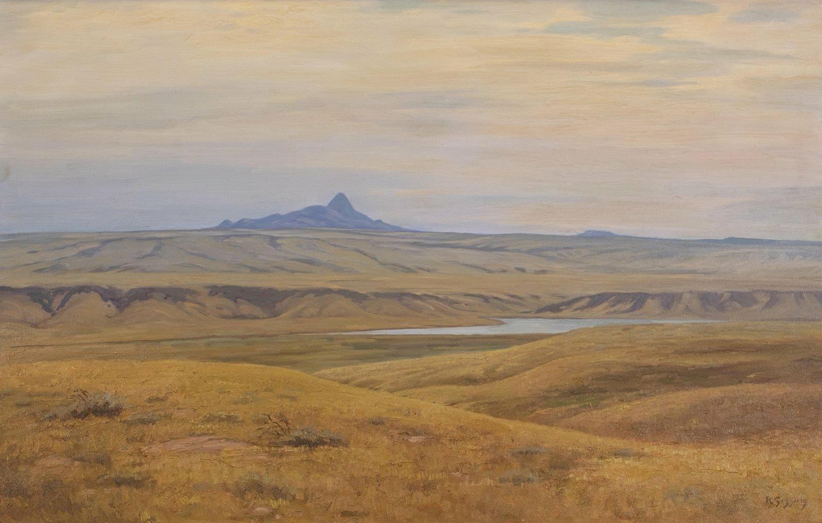 Roland Gissing (1895-1967) - Milk River And Sweet Grass Hills