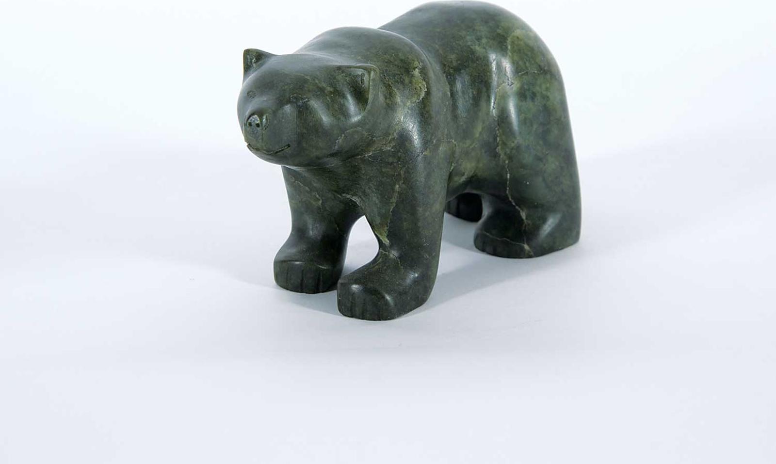 Clivelon Totan (1981-2018) - Untitled - Green Stone Bear