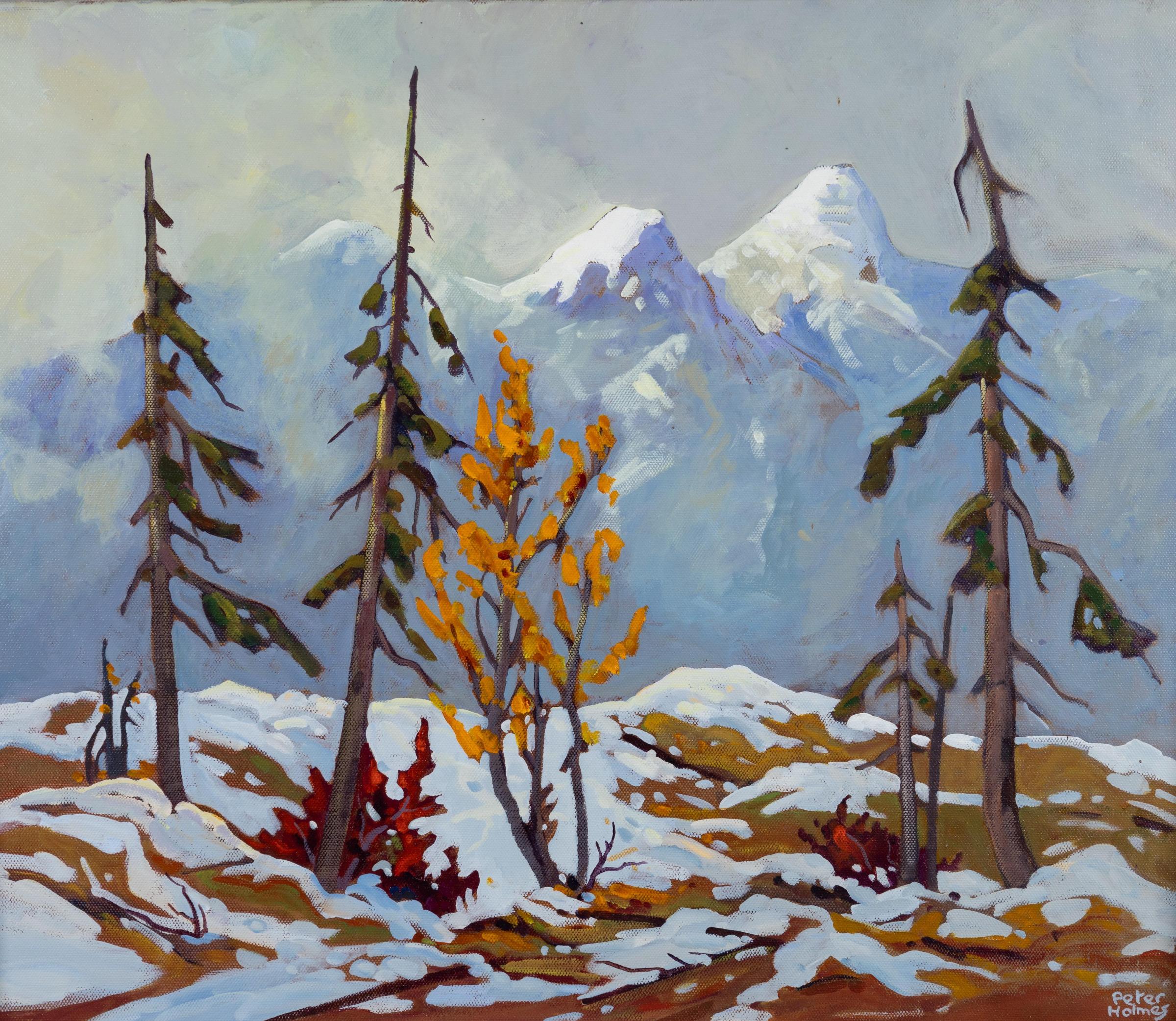 Peter Holmes (1943-2021) - Early Snow, Mt. Assiniboine