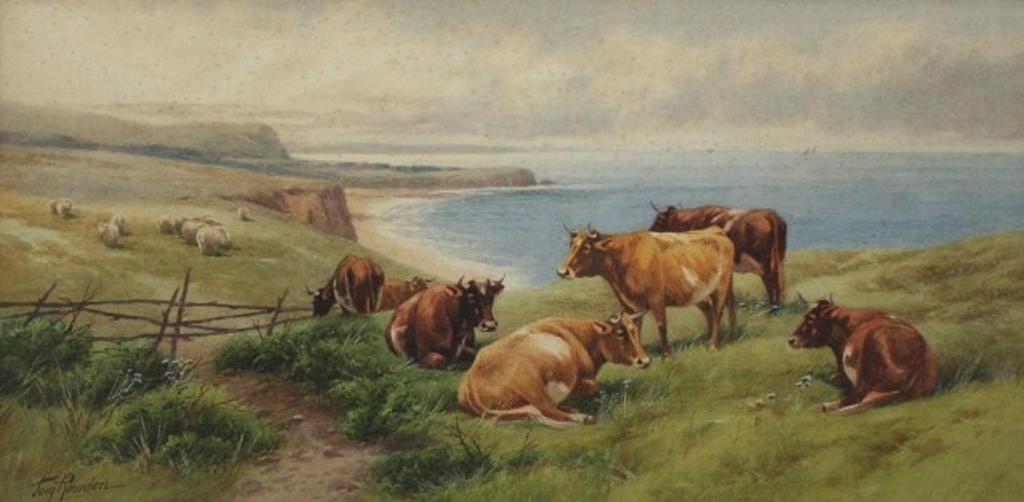 Thomas Rowden (1842-1926) - Rudleigh, Salterton Cliffs