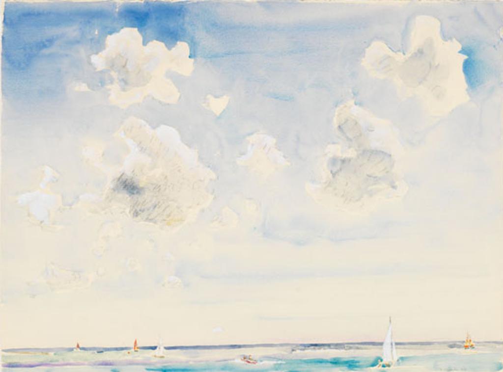Dorothy Elsie Knowles (1927-2001) - White Boat, Barbados