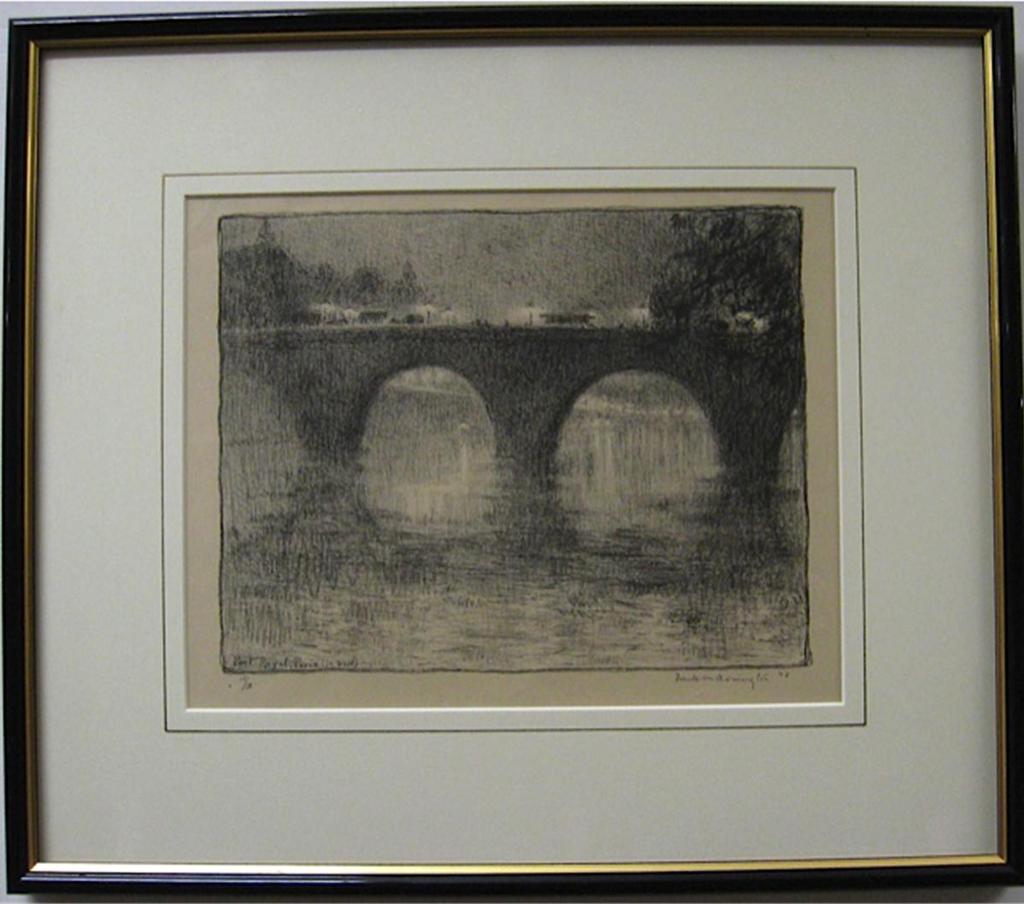 Franklin Milton Armington (1876-1941) - Pont Royal, Paris (Le Soir)