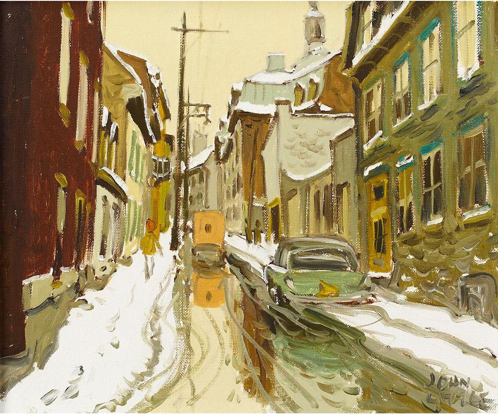 John Geoffrey Caruthers Little (1928-1984) - Rue Laval, Quartier Latin, Quebec, 1968