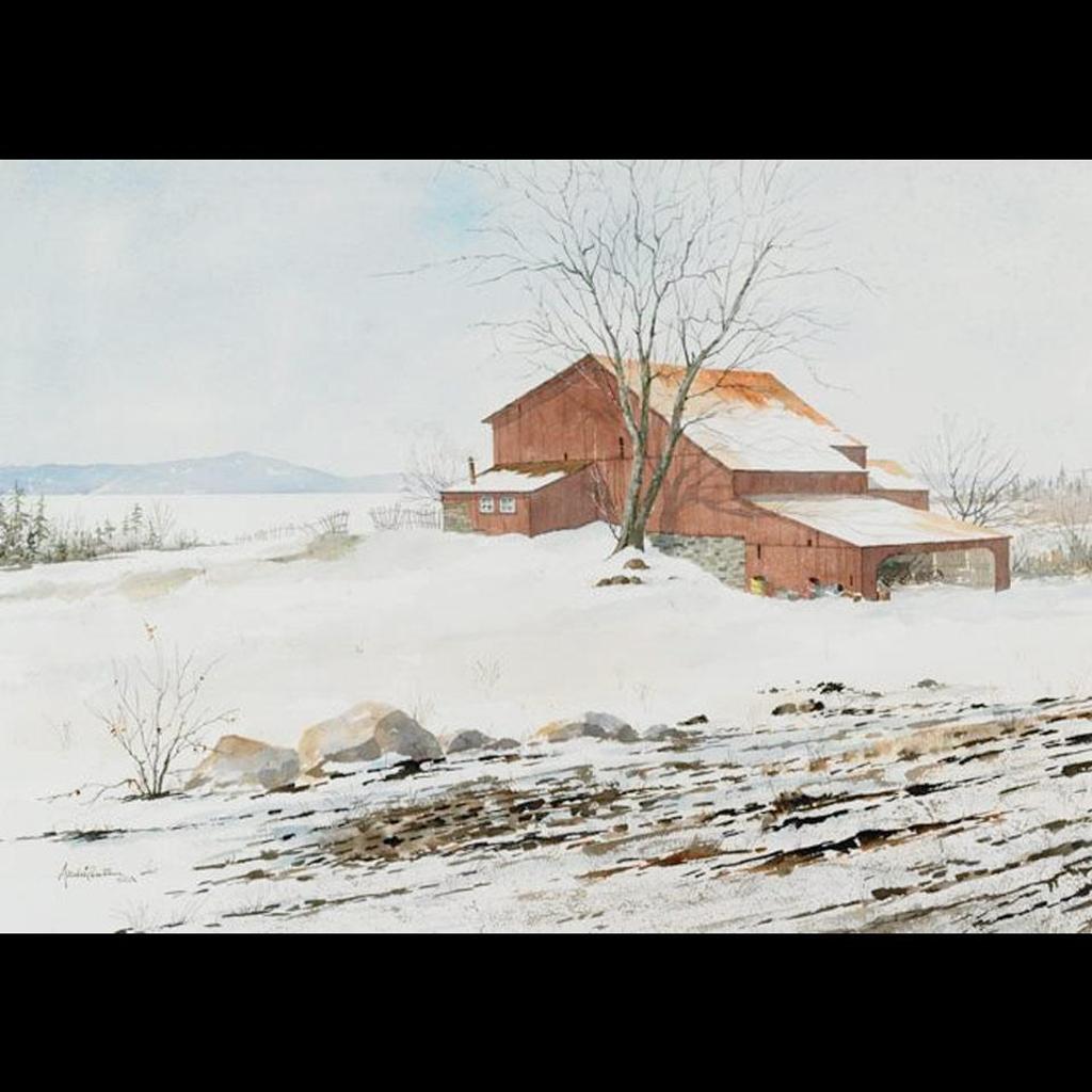 Andree Poulin - Barn In Winter