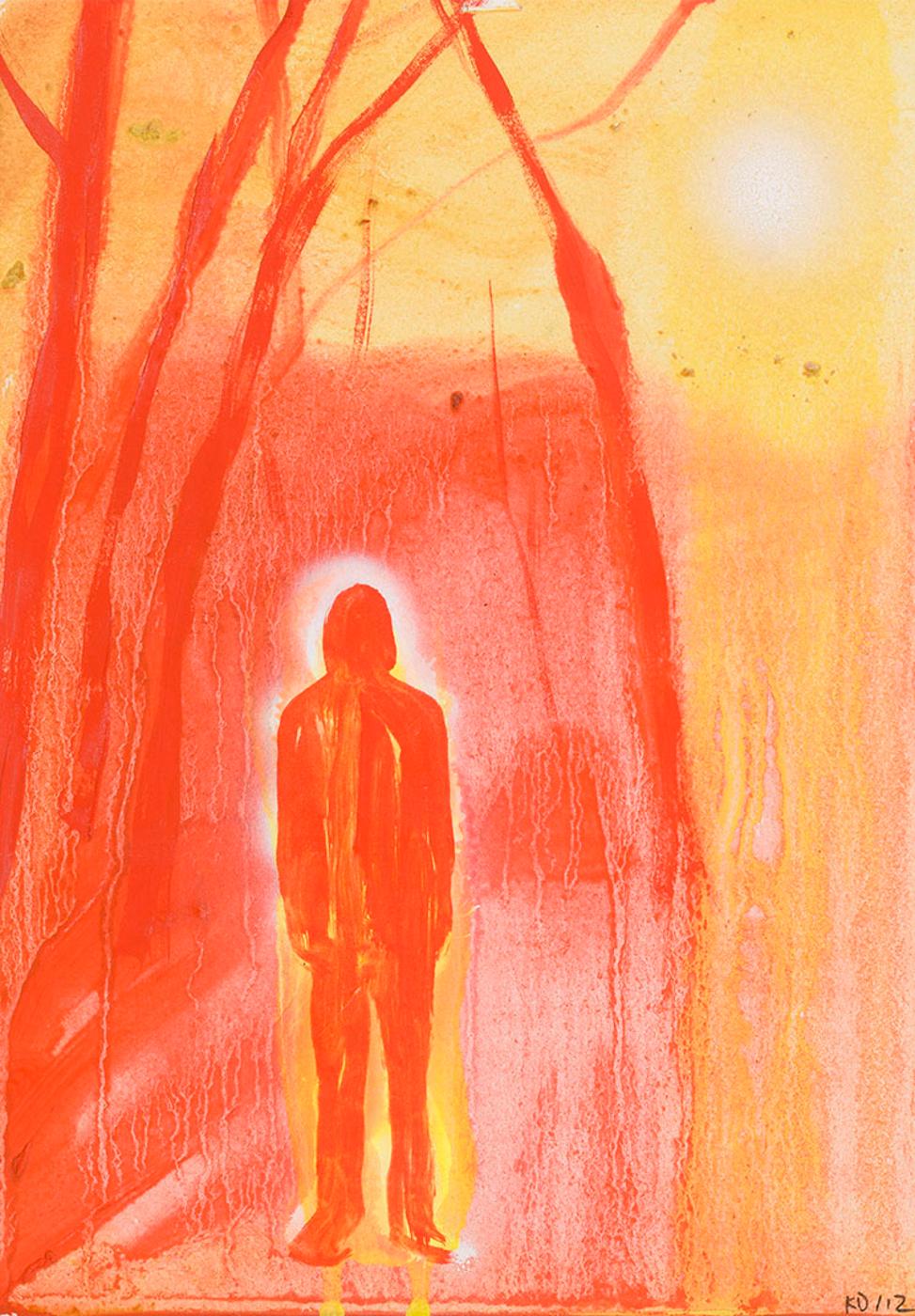 Kim Dorland (1974) - Boy in Forest