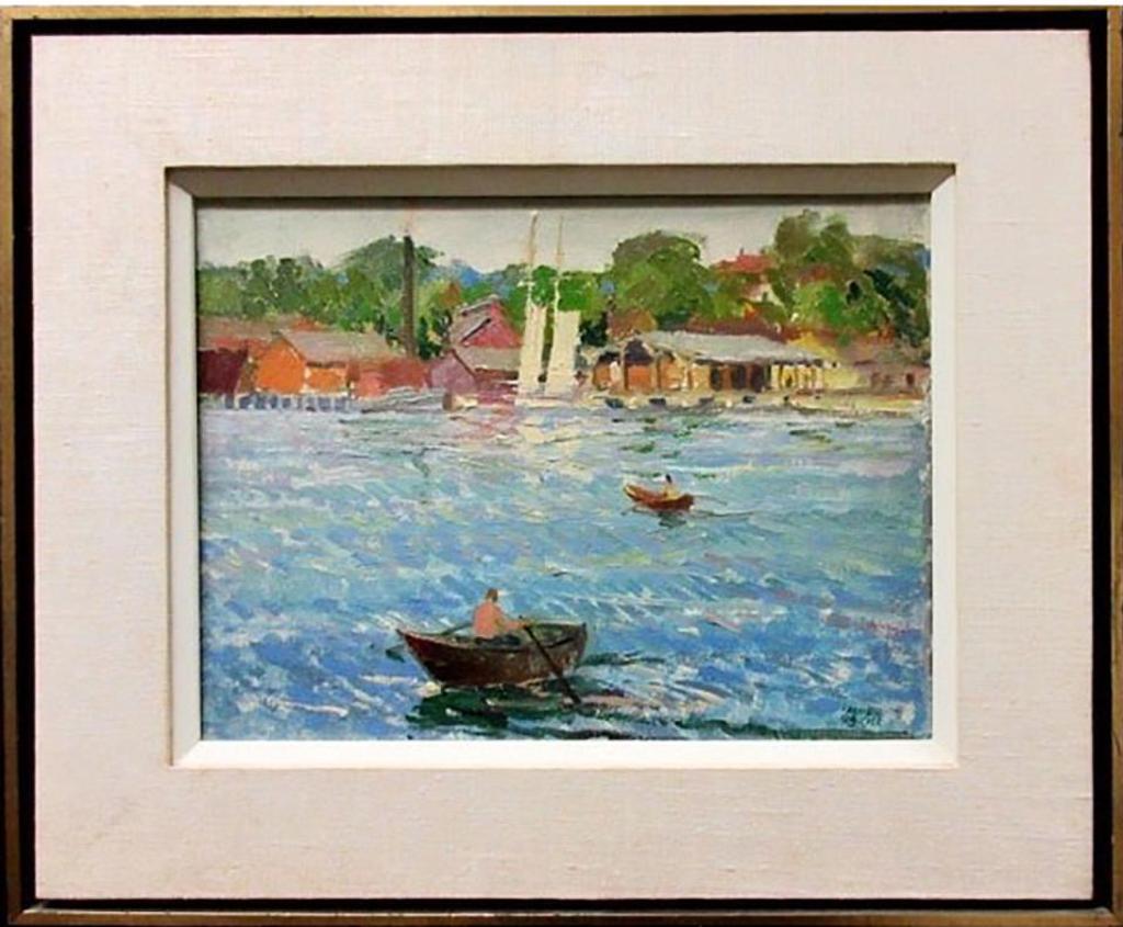 George Franklin Arbuckle (1909-2001) - Row Boats (Circ. 1937)