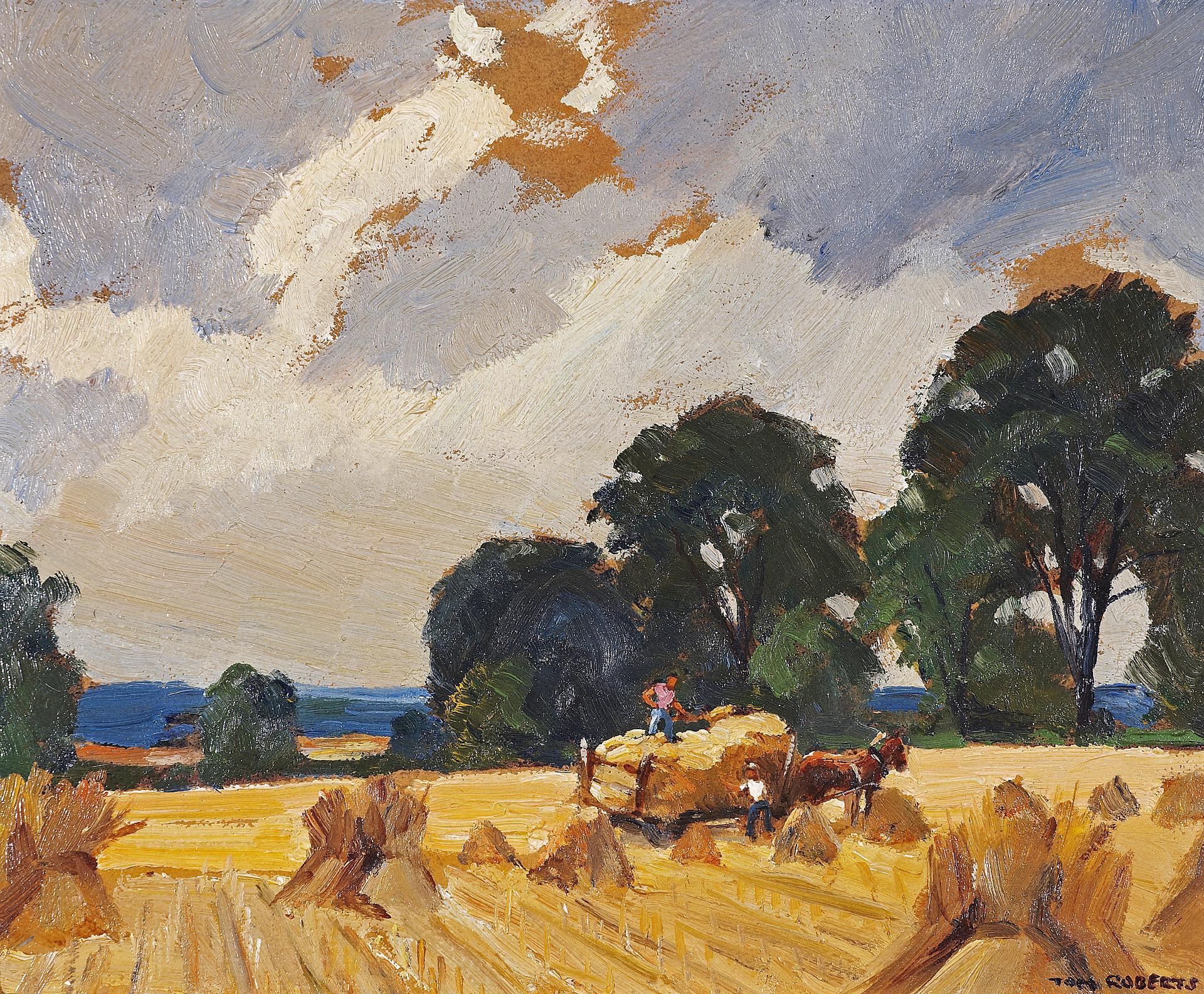 Thomas Keith (Tom) Roberts (1909-1998) - Harvest Time