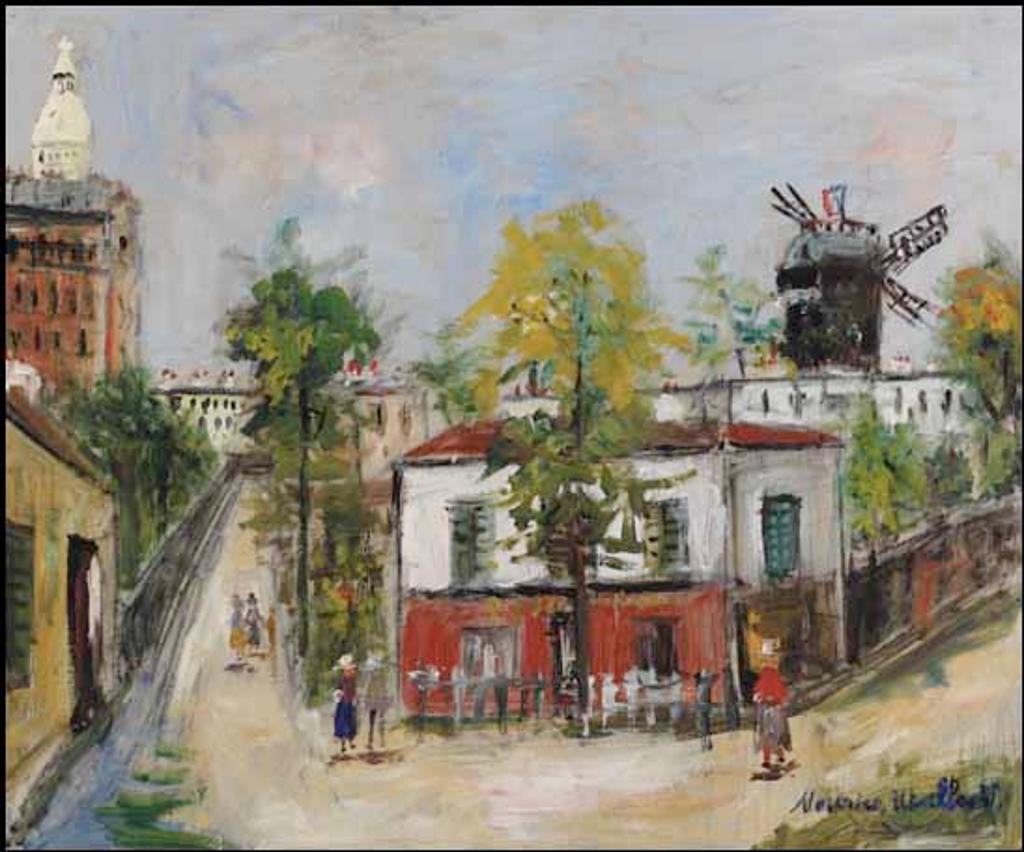 Maurice Utrillo (1883-1955) - Maquis à Montmartre