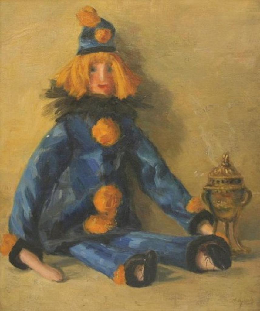Sarah (Sadie) Betts - The French Doll, oil on board,